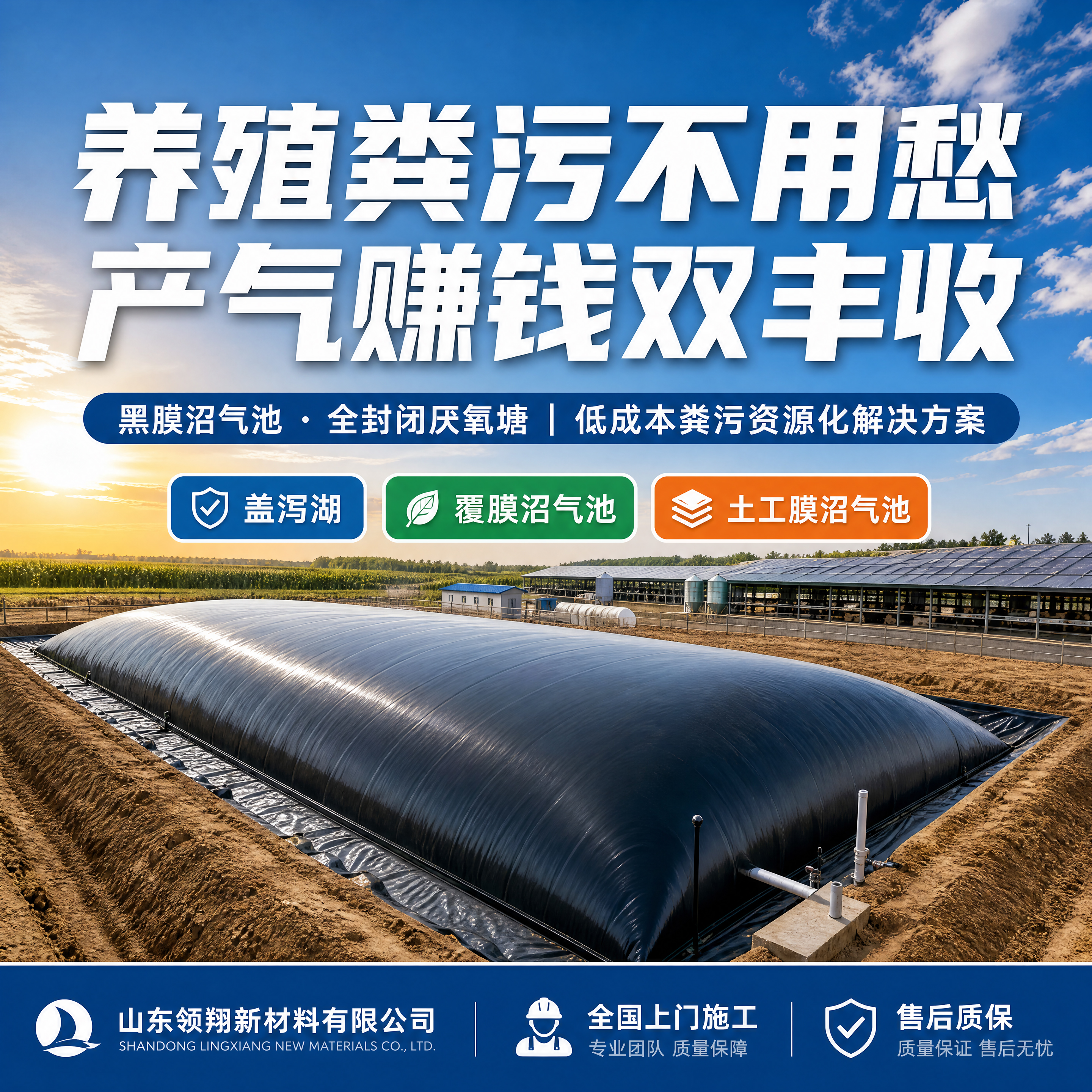 黑膜沼氣池